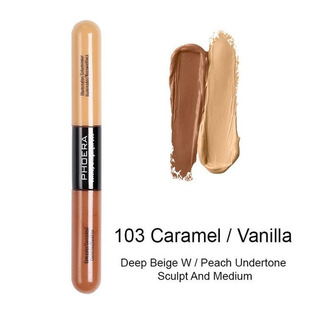 Waterproof Brightener Full Coverage Long Oil Control Professional Foundation Concealer