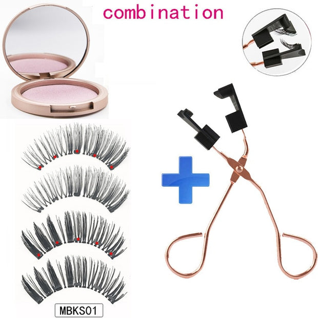 3D Magnetic Eyelashes Soft And Nature