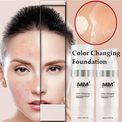 Brand Makeup Color Changing Foundation that Firms Skin